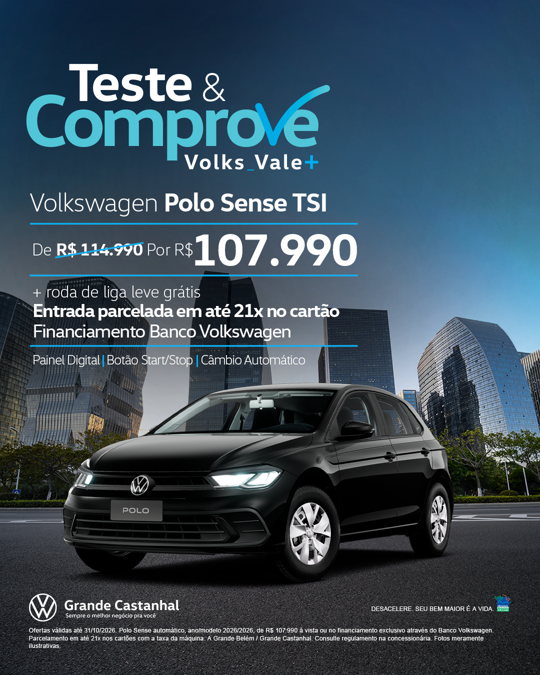  POLO SENSE TSI AUTOMÁTICO