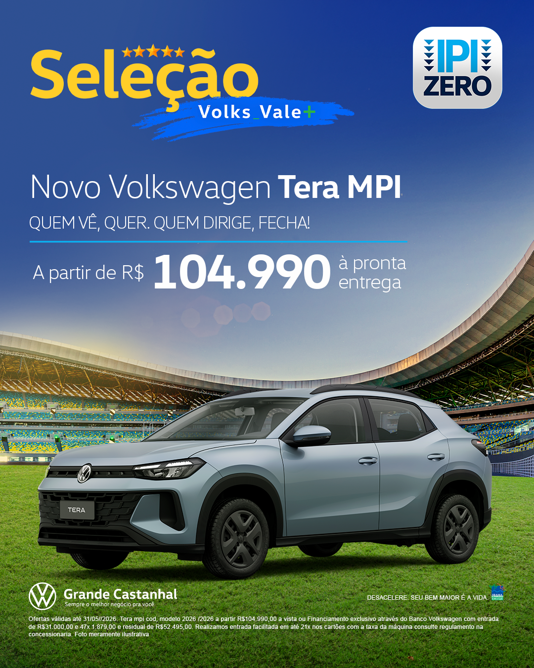 TERA MPI - QUEM VÊ, QUER. QUEM DIRIGE, FECHA! TERA MPI - IPI ZERO
